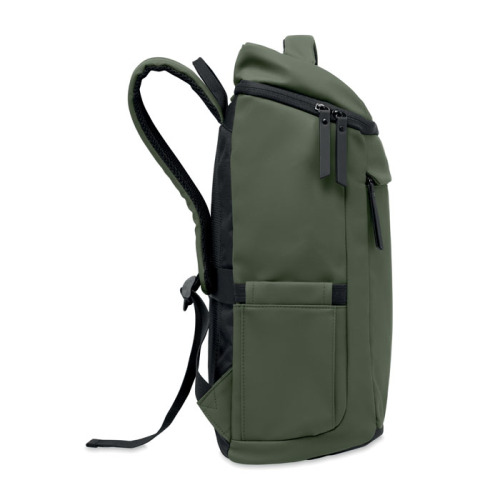 Plecak na laptopa 15" PU Ciemnozielony MO3122-60 (2)