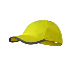 Czapka unisex M3V5 - fluorescencyjny zolty