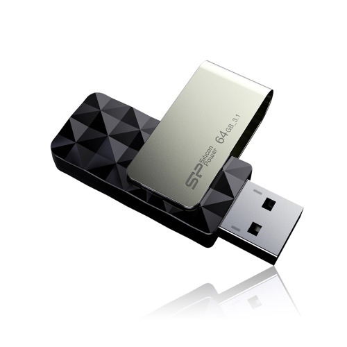 Pendrive Blaze B30, 64GB 3.1 Silicon Power Czarny EG814003 64GB (2)