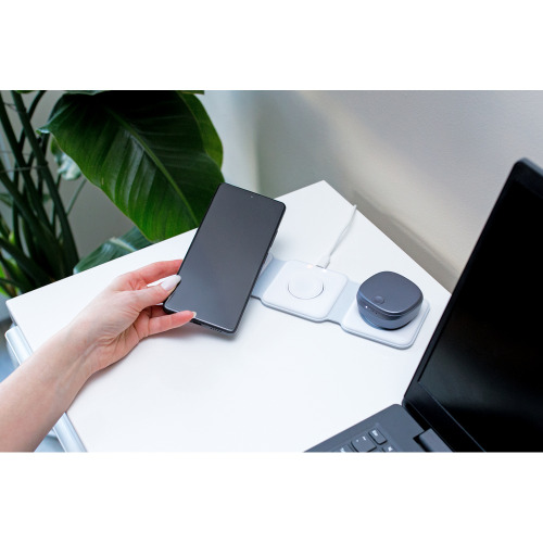 Składana ładowarka bezprzewodowa 15W | Bertie Biały V1413-02 (1)