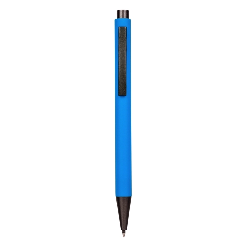 Długopis z wysokiej jakości plastiku i metalu błękitny V1696-23 