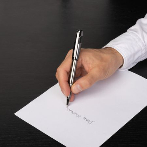 Pióro kulkowe Chevron Gun Beżowy HSS2525D (9)