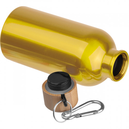 Butelka metalowa 400 ml MARILYN żółty 8497208 (2)