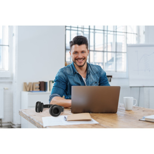 Bezprzewodowe słuchawki nauszne, głośnik bezprzewodowy Czarny V3968-03 (10)