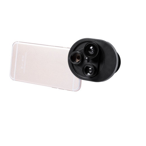 Obiektywy do telefonu, makro, rybie oko, szeroki kąt, cpl Czarny V3834-03 (5)