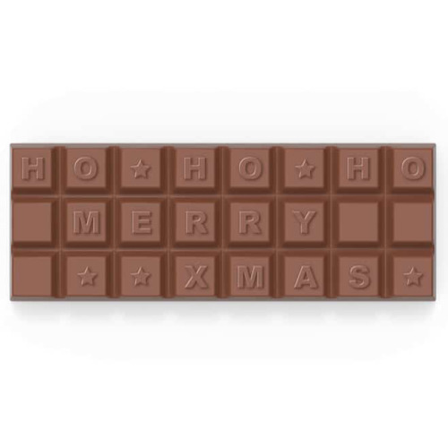 Zestaw Czekoladek Choco Text 3 Linie W Kopercie Separate Xmas Wielokolorowy S0593S/XM (1)