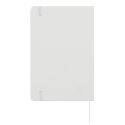 Notatnik A5 PU z kartkami papieru w kropki Biały LT92064-N0001 (2)
