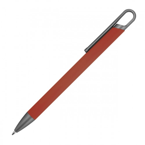Długopis aluminiowy z recyklingu półżelowy KAROLINE Bordowy 1444002 (1)