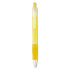 Długopis z gumowym uchwytem przezroczysty zółty KC6217-28  thumbnail