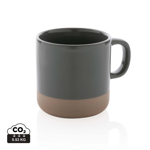 Kubek ceramiczny 300 ml Szary P434.112 (8)
