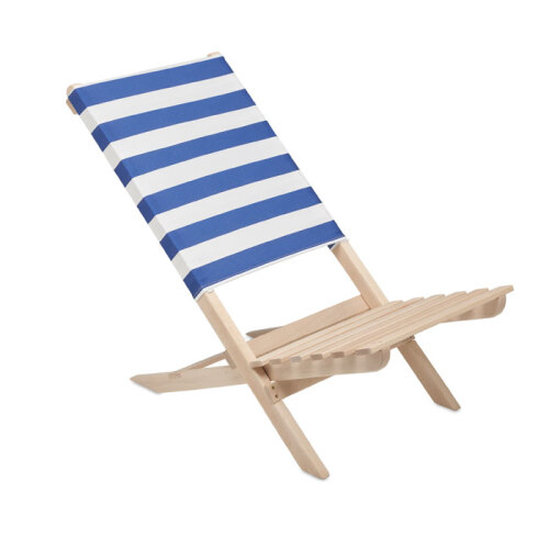 Składane krzesło plażowe biały/niebieski MO6996-36 