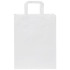 Torba z papieru Kraft z płaskimi uchwytami – 25 x 11 x 31 cm Biały 1PQ00301 (1) thumbnail