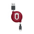 Kabel USB-mikroUSB zwijany czerwony MO8733-05  thumbnail