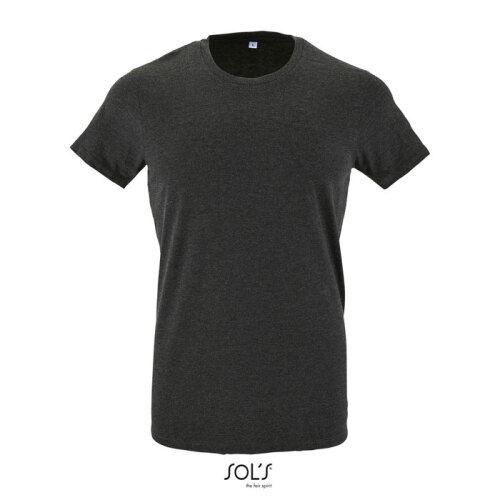 REGENT F Męski T-Shirt 150g charcoal melange S00553-CE-XL 