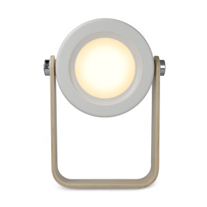 Wielofunkcyjna lampa LED Coollux z bambusowym uchwytem