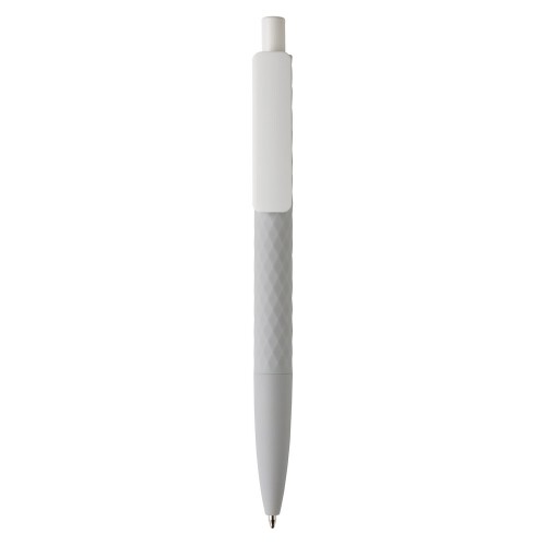 Długopis X3 z przyjemnym w dotyku wykończeniem szary V1999-19 (2)