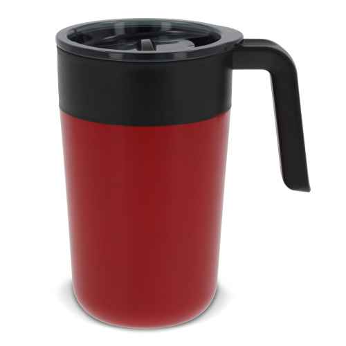 Kubek do kawy o podwójnych ściankach 400ml Ciemnoczerwony LT98834-N0020 