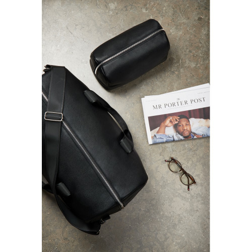 Torba sportowa, podróżna VINGA Bermond, PU z recyklingu Czarny VG488-03 (8)