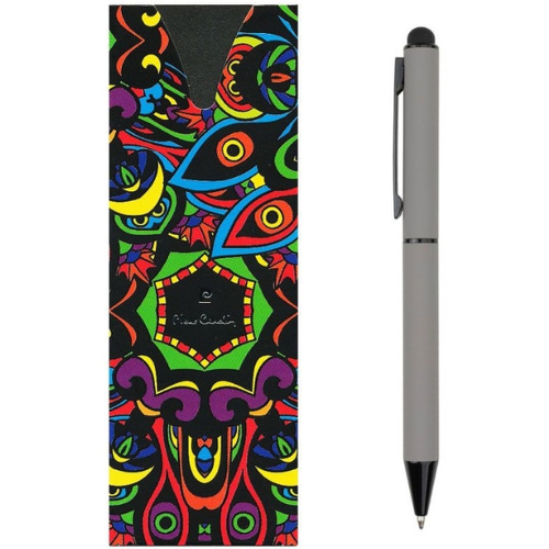 Długopis metalowy touch pen soft touch CELEBRATION Pierre Cardin Szary B0101708IP307 (1)