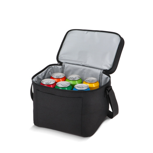 Torba termoizolacyjna R-PET 600D z podwójną komorą 30 x 20 x 24 cm 12 l Czarny LT95389-N0002 (2)