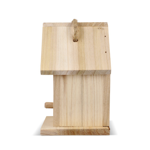 Mała budka dla ptaków wykonana z drewna FSC Naturalny LT94572-N0094 (1)