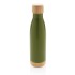 Butelka termiczna 700 ml, bambusowy element zielony P436.797  thumbnail