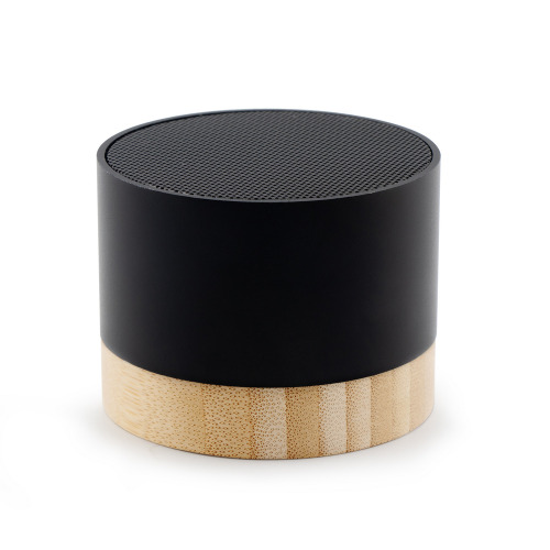 Głośnik bezprzewodowy 3W z aluminium z recyklingu | Jaquann Czarny VA112-03 (2)