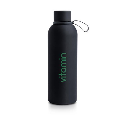 Butelka termosowa o pojemności 500 ml z gumowym wykończeniem / Thermal Royal blue IP37072264 (3)