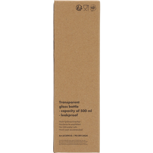 Butelka szklana INDIANAPOLIS 500 ml Różowy 139411 (11)