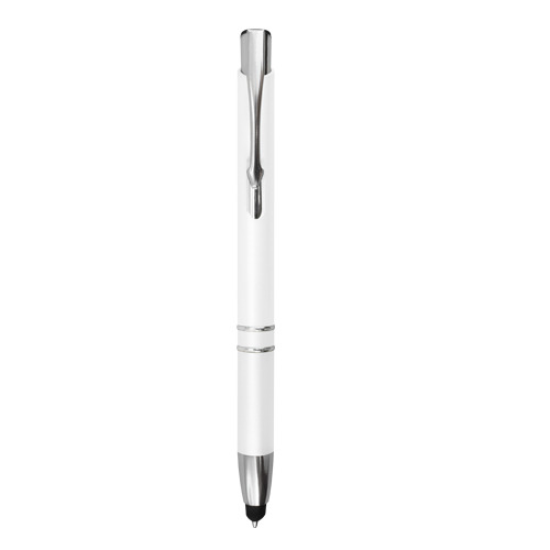 Plastikowy długopis z touchpenem / Strix Biały IP13148000 (3)