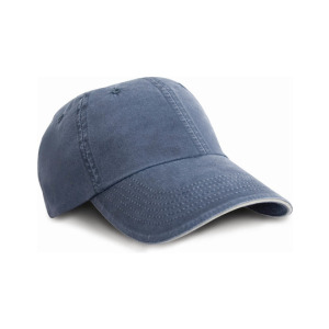 Bawełniana czapka 6-panelowa - Navy & Putty