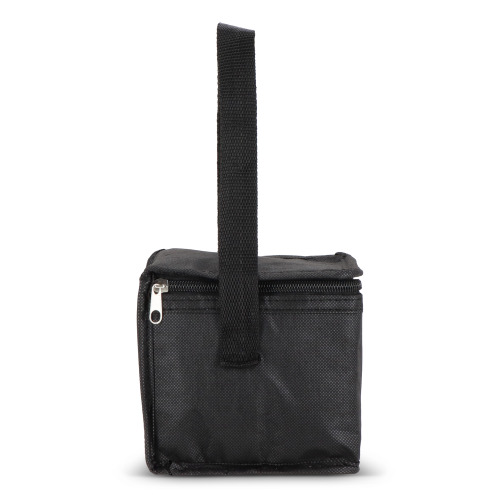 R-PET 6 Torba chłodząca na puszki z włókniny 20 x 13 x 12,5 cm 75g/m² Czarny LT95390-N0002 (2)