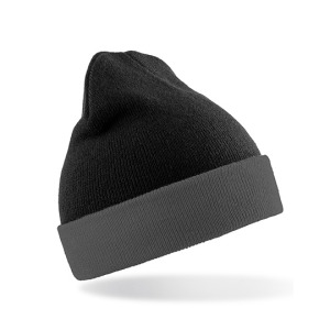 Czapka Klasyczna Recykling Akryl - Black & Red