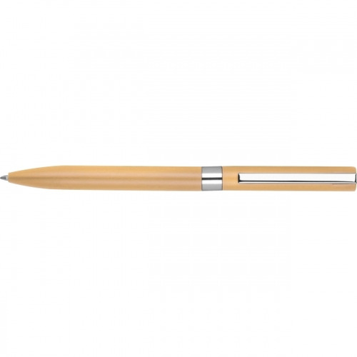 Długopis aluminiowy żelowy HUELVA Beżowy 374213 (2)