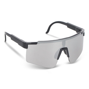 Sportowe okulary przeciwsłoneczne Tom R-PC z lustrzanymi soczewkami UV400 Czarny