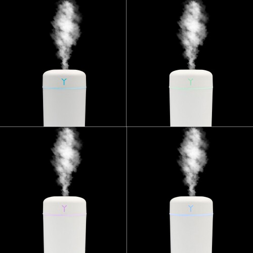 Nawilżacz powietrza 300 ml, podświetlenie zmieniające kolor biały V0194-02 (5)
