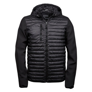 Kurtka Klasyczna Softshell Wodoodporna - Black & Black