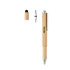 Bambusowy długopis z poziomicą drewna MO6559-40 (1) thumbnail