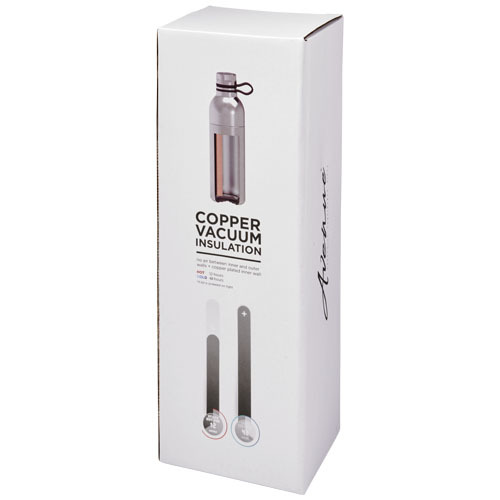 Miedziany izolowany próżniowo bidon Koln o pojemności 590 ml Niebieski 10058803 (3)