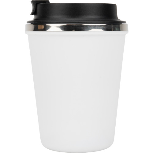 Kubek termiczny 350 ml z powłoką z recyklingu METODY Biały 8496206 (4)