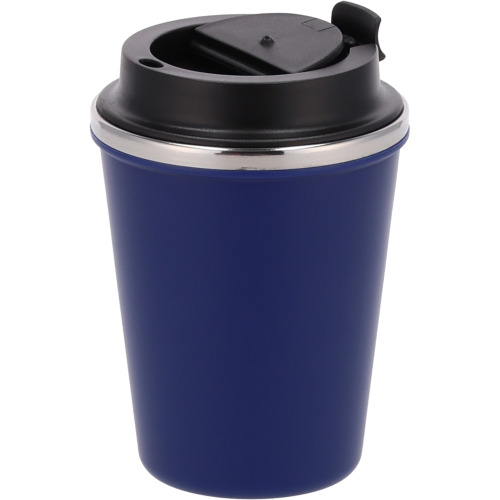 Kubek termiczny 350 ml z powłoką z recyklingu METODY Granatowy 8496244 (4)