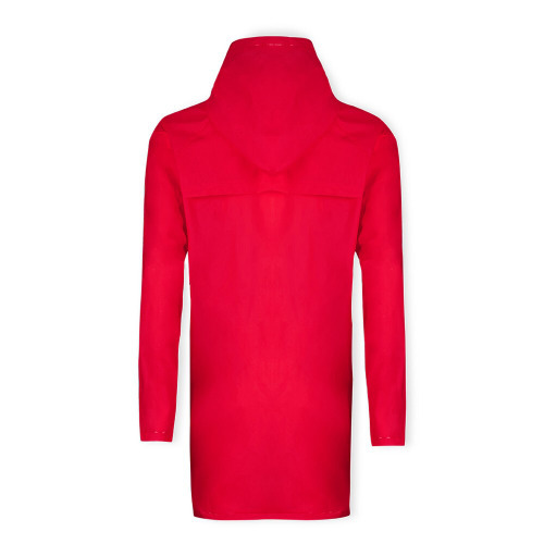 Płaszcz przeciwdeszczowy z kapturem Czerwony V4755-05 (4)