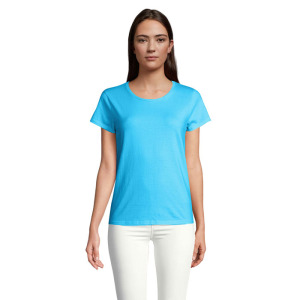 CRUSADER Damski T-SHIRT Aqua