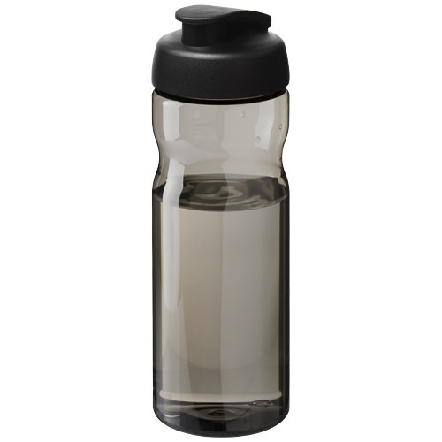 H2O Active® Eco Base 650 ml bidon sportowy z odchylaną pokrywką Czarny 22010090 