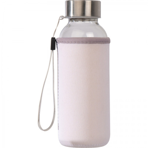 Butelka szklana z pokrowcem 300 ml LOTTE Biały 6098506 (3)
