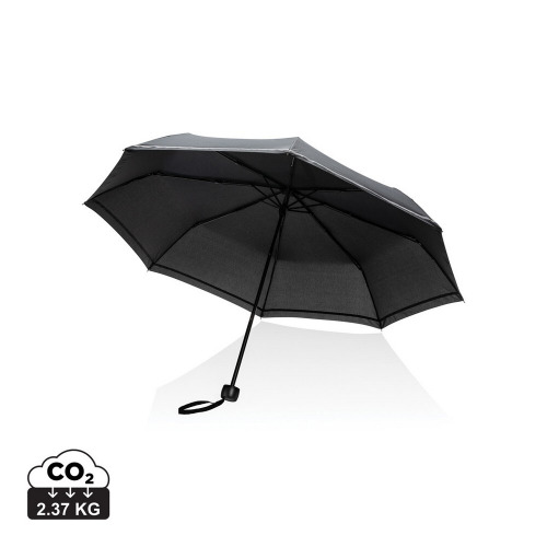 Mały parasol 20.5" AWARE™ RPET Czarny P850.541 