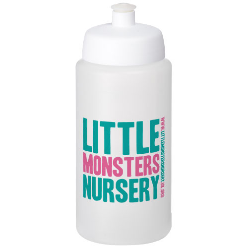 Bidon Baseline® Plus o pojemności 500 ml ze sportowym wieczkiem i uchwytem Przezroczysty 21068716 (1)