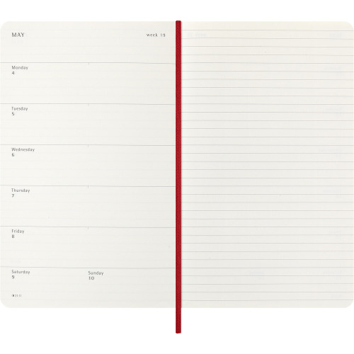 Kalendarz MOLESKINE Czerwony VM398-05/2026 (5)