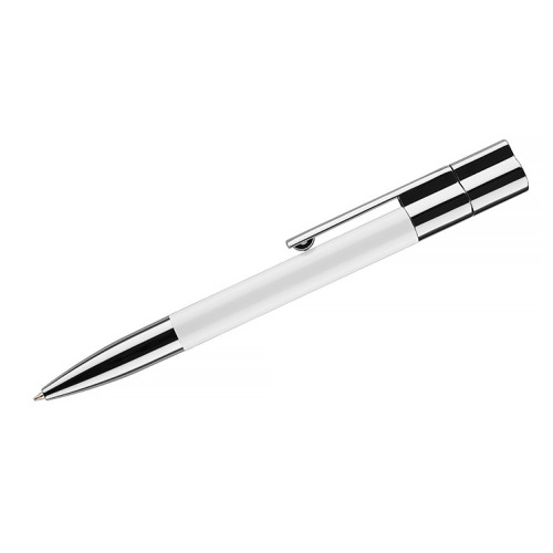 Długopis z pamięcią USB BRAINY 16 GB Biały 44300-01 (1)