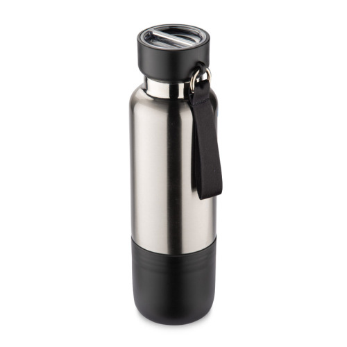 Butelka termiczna ze smyczką RON 500 ml Czarny 16243-02 
